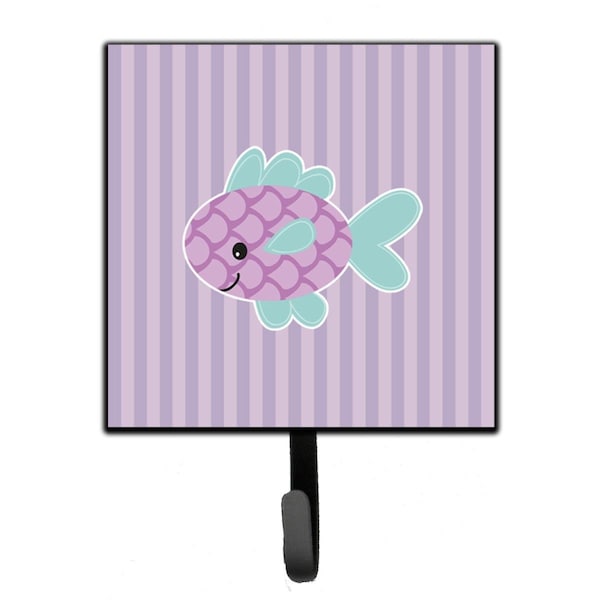 Carolines Treasures Purple Fish Leash or Key Holder BB7128SH4 - main